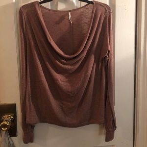 Low Cut Sparkly Free People Top